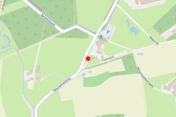 Brandweer-melding op Weerselosestraat, Hertme op 14 juni, kaart-overzicht