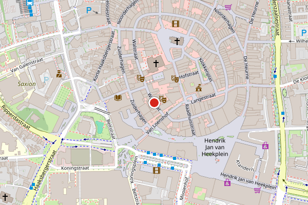 Brandweer-melding op Walstraat, Enschede op 16 juni, kaart-overzicht