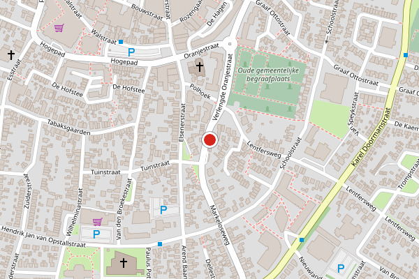 Brandweer-melding op Verlengde Oranjestraat, Rijssen op 16 juni, kaart-overzicht