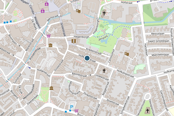 Politie-melding op Hofkampstraat, Almelo op 18 juni, kaart-overzicht