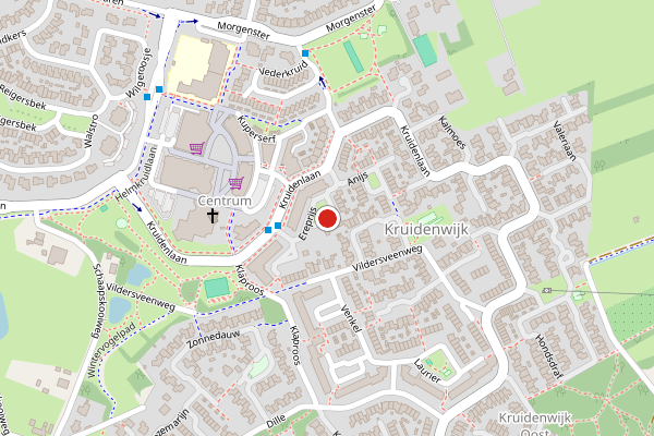 Brandweer-melding op Ereprijs, Nijverdal op 17 juni, kaart-overzicht