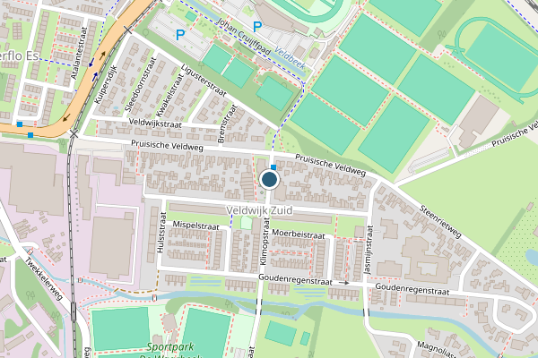 Politie-melding op Vuurdoornplein, Hengelo op 18 juni, kaart-overzicht