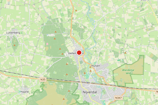 Brandweer-melding op DCU op 20 juni, kaart-overzicht