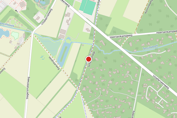Brandweer-melding op Schaddendijk, Enschede op 19 juni, kaart-overzicht