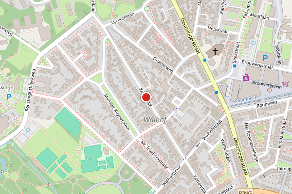 Brandweer-melding op Kottendijk, Enschede op 19 juni, kaart-overzicht