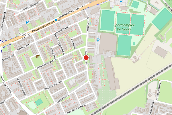 Brandweer-melding op Handelstraat, Hengelo op 19 juni, kaart-overzicht
