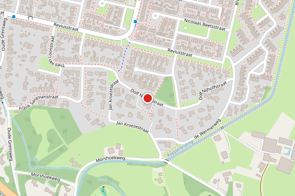 Brandweer-melding op Dolf Nijhoffstraat, Hengelo op 19 juni, kaart-overzicht