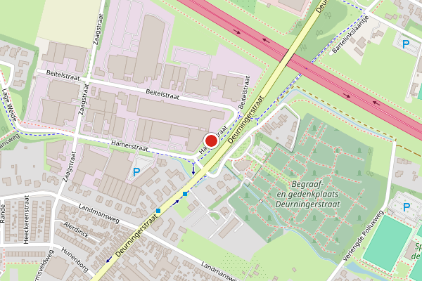 Brandweer-melding op Hamerstraat, Hengelo op 19 juni, kaart-overzicht
