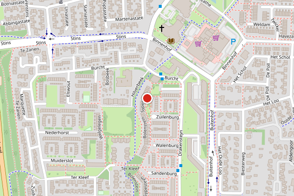 Brandweer-melding op Sypesteyn, Almelo op 20 juni, kaart-overzicht