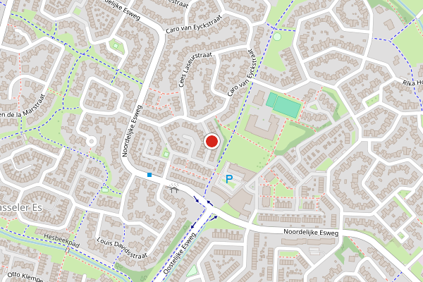 Brandweer-melding op Albert van Dalsumstraat, Hengelo op 20 juni, kaart-overzicht