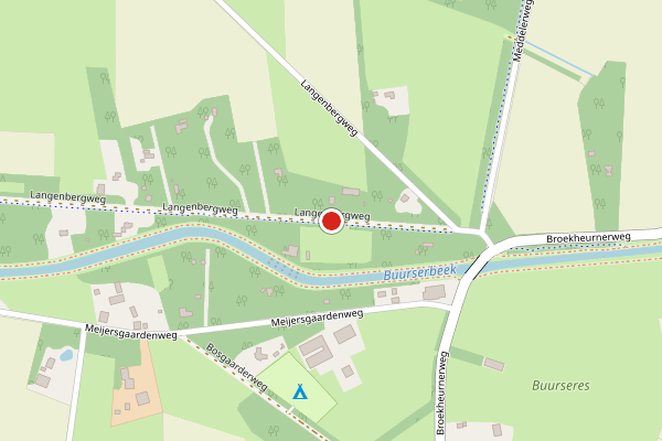 Brandweer-melding op Langenbergweg, Haaksbergen op 21 juni, kaart-overzicht