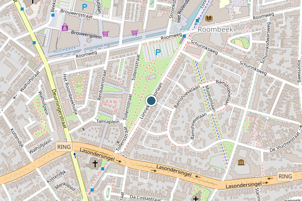 Politie-melding op Lonnekerspoorpad, Enschede op 21 juni, kaart-overzicht