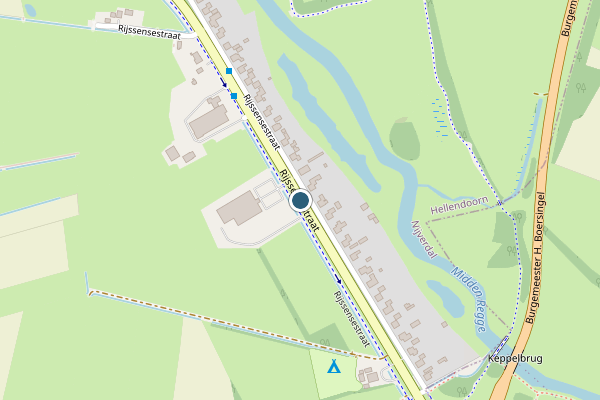 Politie-melding op Rijssensestraat, Nijverdal op 22 juni, kaart-overzicht
