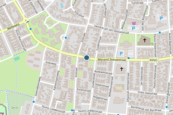 Politie-melding op Wijnand Zeeuwstraat, Rijssen op 22 juni, kaart-overzicht