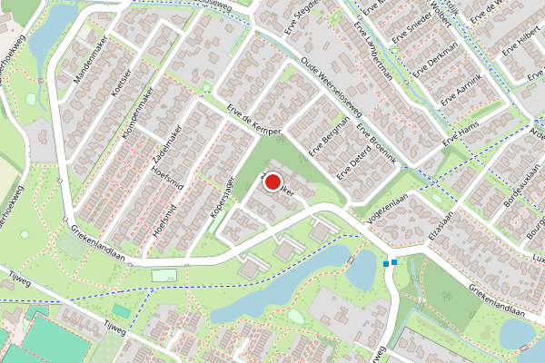 Brandweer-melding op Zeilmaker, Oldenzaal op 5 mei, kaart-overzicht