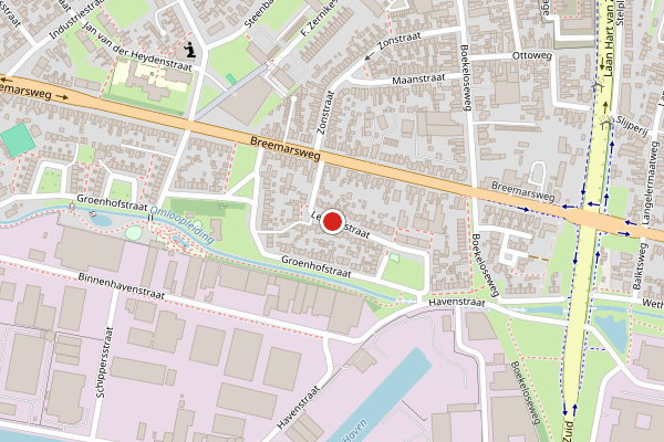 Brandweer-melding op Leurinkstraat, Hengelo op 24 april, kaart-overzicht
