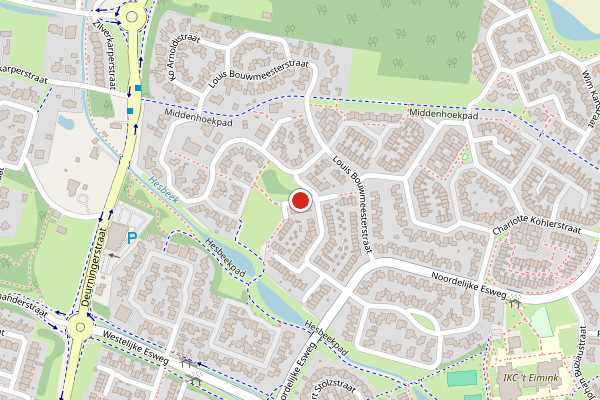 Brandweer-melding op Beppie Nooystraat, Hengelo op 24 april, kaart-overzicht