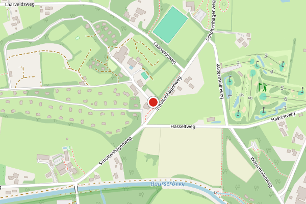Brandweer-melding op Scholtenhagenweg, Haaksbergen op 24 juni, kaart-overzicht