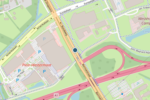 Politie-melding op Rondweg, Hengelo op 20 april, kaart-overzicht