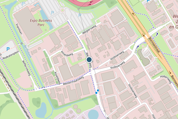 Politie-melding op Wegtersweg, Hengelo op 18 april, kaart-overzicht