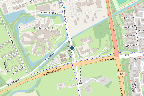 Politie-melding op Vriezenveenseweg, Almelo op 23 april, kaart-overzicht