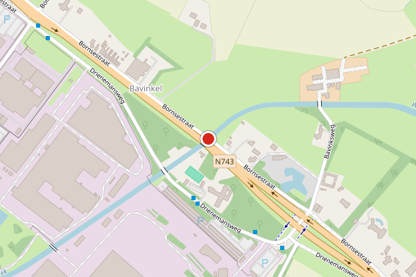 Brandweer-melding op Bornsestraat, Almelo op 22 april, kaart-overzicht
