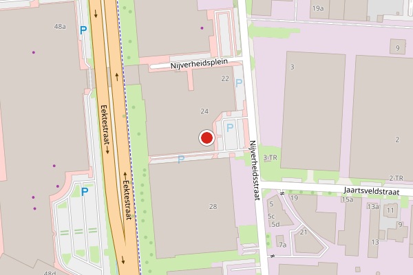 Brandweer-melding op Nijverheidsstraat, Oldenzaal op 20 april, kaart-overzicht
