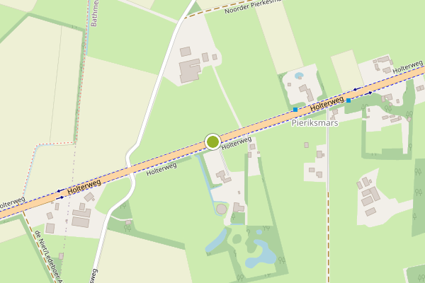 Ambulance-melding op N344, Holten op 27 juni, kaart-overzicht