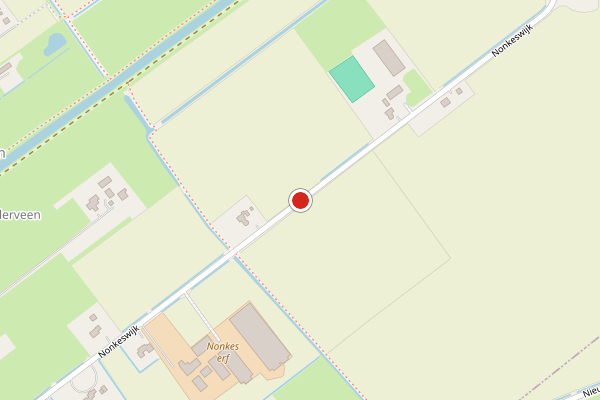 Brandweer-melding op Nonkeswijk, Daarlerveen op 27 juni, kaart-overzicht
