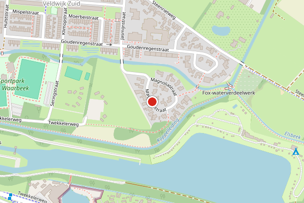 Brandweer-melding op Magnoliastraat, Hengelo op 27 juni, kaart-overzicht
